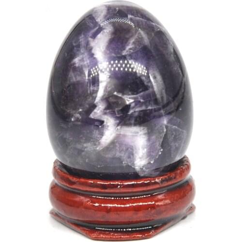 Egg Shaped Stone Natural Crystal Keg Massage Accessories Mead Stone Reki Home Decor