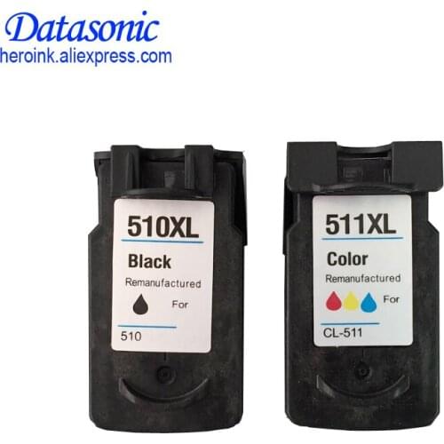 2Pcs PG510 CL511 Ink Cartridge for Canon PG 510 CL 511 for Pixma MP240 MP250 MP260 MP270 MP280 MP480 MP490 IP2700 printers