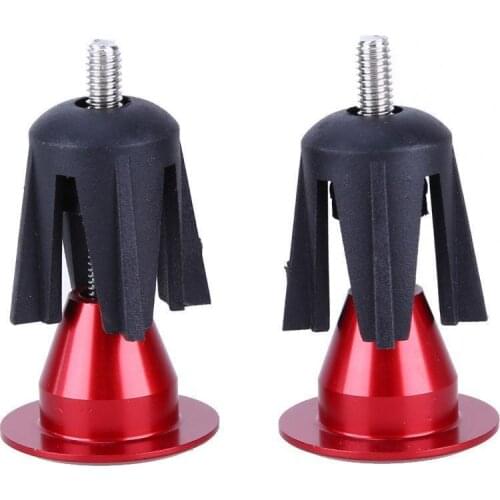 Lightweight Handlebar Plug 2Pcs Aluminum Mountain Bicycle Cycling Handlebar 17-22mm End Stopper Plugs Caps Cycling Bicycle Parts