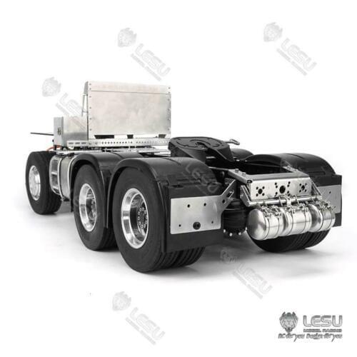 LESU TMY MAN TGX Tractor Truck Trailer RC 1/14 Metal 6*4 Chassis DIY Model TH16374-SMT2