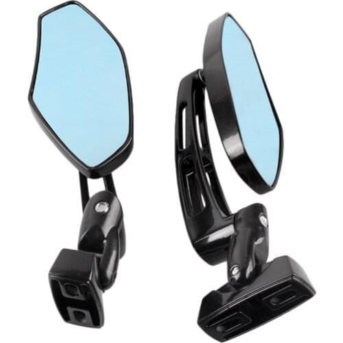 Motorcycle Rear View Side Rearview Wing Mirrors Set For Honda Kawasaki Suzuki Yamaha Ducati All Spprt Bikes Universal 2Pcs