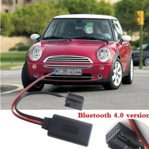 MP3 Player Bluetooth cable AUX Auto Connector Adapter For BMW Mini Cooper R50 R53 JC Works Practical