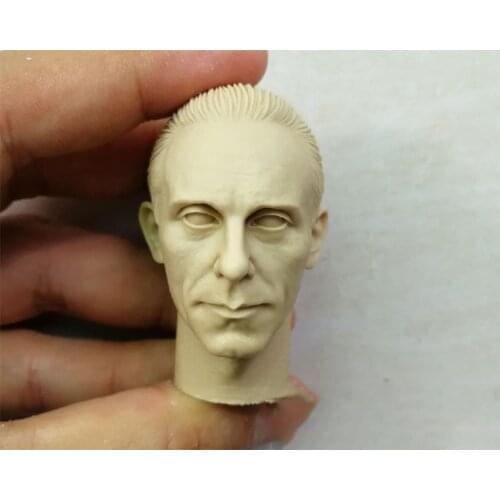 1/6 Paul Joseph Goebbels Unpainted Head for 12''Action Figures Bodies