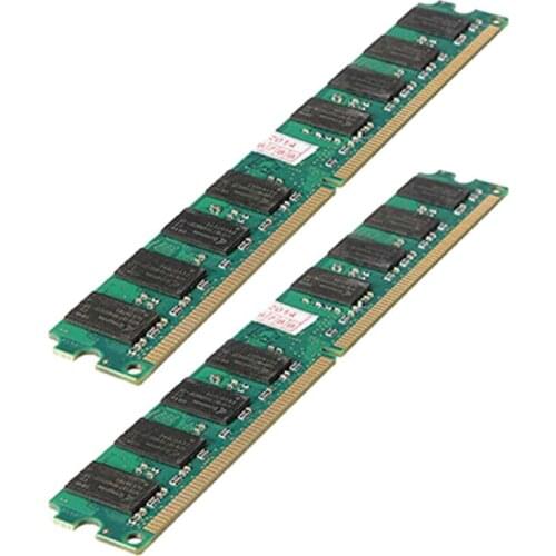 4GB(2X2 Gb)MEMORIA MEMORY RAM PC2 5300 667Mhz DDR2 240PINES FOR AMD PC HIGH DENSITY,green