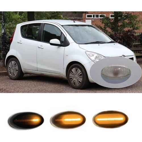 Fit for Opel Vauxhall Agila B MK2 H08 2007-2014 Lamp Dynamic LED Indicator Side Marker Signal Light Accessories