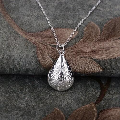 Silver plated Necklace 925 jewelry silver Pandant Fashion Jewelry MRISDMZD
