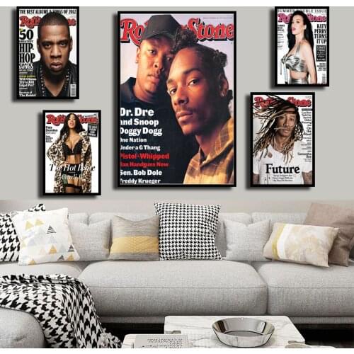 Poster Kanye Si Tupac Nordic Modern Wall High Quality Canvas Home Decor Weekend Harry Style Eminem Art Deco