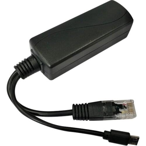 Micro-USB POE Splitter 48V to 5V2A/3A Mini USB Power Supply National Standard with Smart Phone Charging