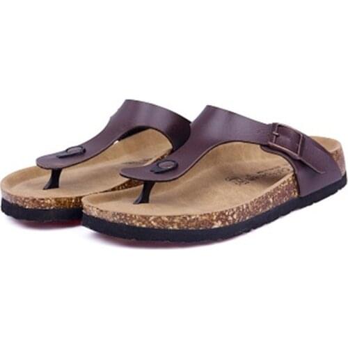 New Beach Cork Flip Flops Slippers 2020 Casual Summer Women Mixed Color Print Unisex Slip on Slides Shoe big Size 35-45 Hot sale