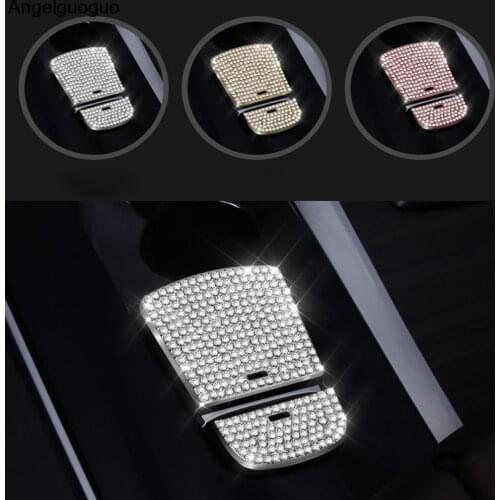 Car Styling Central Handbrake Auto H Button Decorative Covers Sticker Trim For 2018 BMW 5 Series G30 G30 525i 528li 530li