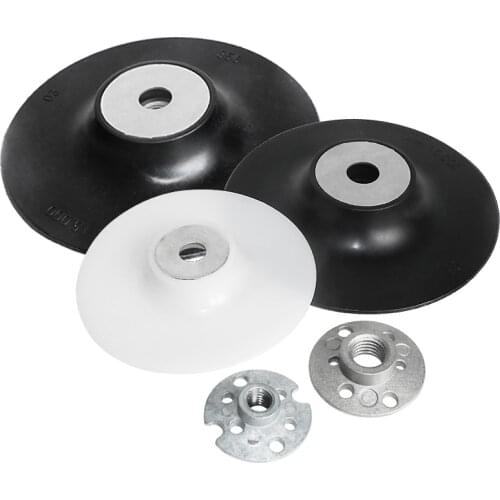 1 Pc Grinding Wheel Backing Pad Plastic Plate M10 M14 Angle Grinder Accessories For Abrasive Fibre Sanding Grinding Discs Wheels