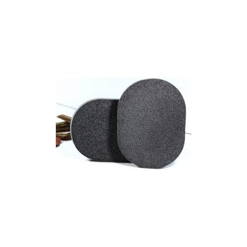 1000pcs Soft Natural Black Bamboo Sponge Beauty Facial Wash Cleaning Cosmetic Puff Charcoal black Hot Sale