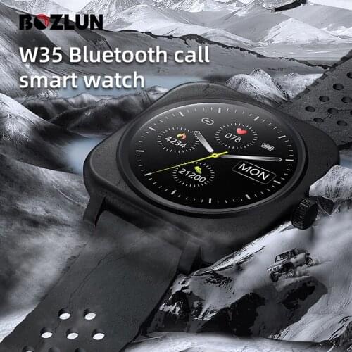 2021 Bozlun W35 Smart Watch Heart Rate Play Music Sport Fitness Tracker Bluetooth Call Smartwatch For Huawei iphone Samsung