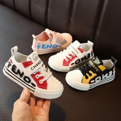 2021 Childrens Sneakers Casual Shoes Autumn and Winter New Soft Bottom Versatile Shoes Canvas Shoes Boys Leather Shoes