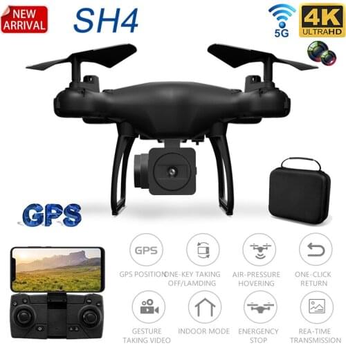 2021 New GPS Drone SH4 Camera HD 4K 1080P 5G Wifi FPV Professional Quadcopter RC plane Helicopter Toy