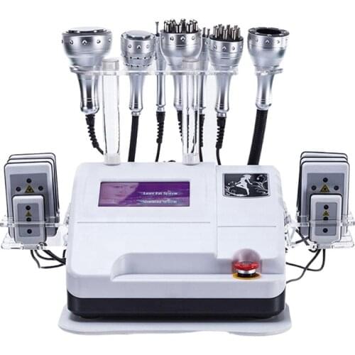 8 in 1 ultrasound 40K cavitation rf slimming/lipo laser biopolar rf slimming machine cavitation cold weight loss vacuum slimming