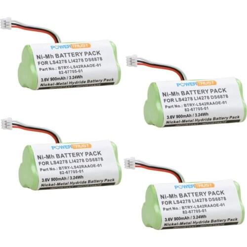 3.6V Ni-Mh LS4278 LS4278-M Battery for Motorola Symbol LI4278 DS6878 Bar Code Scanner 82-67705-01 BTRY-LS42RAAOE-01,900mAh
