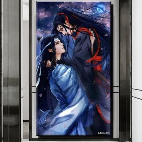 Big Size Diamond Mosaic Mo dao Zhu Shi 5D Diy Diamond Painting Embroidery Full Kit Anime Characters Cross Stitch Lover A2243