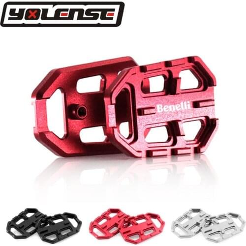 For Benelli Leoncino 500 Leoncino500 Motorcycle CNC Aluminum Passenger Footrests Rear Foot Pegs pedals