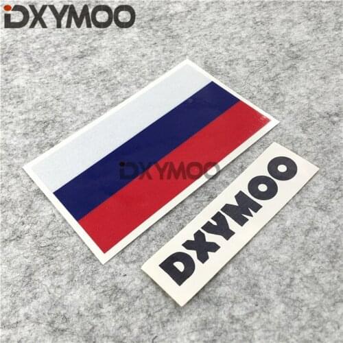 Car Sticker and Decals National Flag Russian Federation Auto Window Decals 3M Reflective Waterproof
