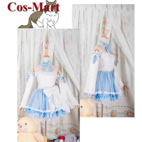 Anime Sword Art Online Yuuki Asuna Cosplay Costume Fairy Dance Blue Angels Sexy Formal Dress Role Play Clothing Custom-Make Any