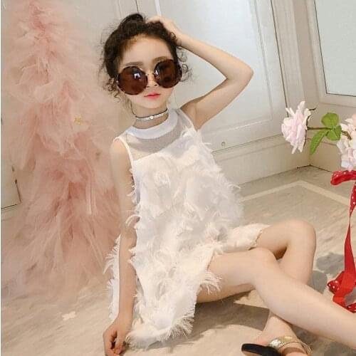Girls Childrens Summer Dresses12 Years Old Sleeveless Party Dress Girls Dresses Girls Wedding Carnival Costumes Little Children