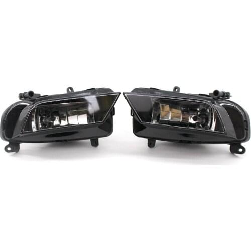 JanDeNing 1 Pair Replacement Front Bumper Lower Fog Light Lamp Foglight For Audi A4 B9 2013-2016