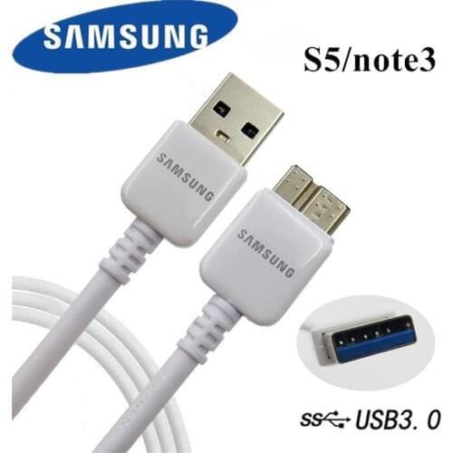 Original For Samsung Galaxy S5 Note 3 Note3 Micro USB 3.0 Cable Smart Mobile Phone Fast Quick Charger Charge USB3.0 Data line