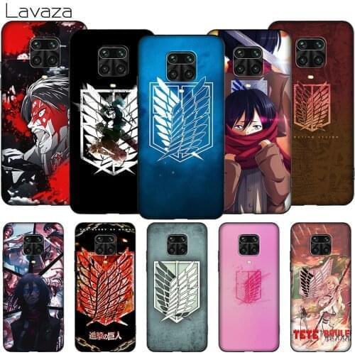 Lavaza K13 Anime Attack on Titan TPU Soft Case for Redmi Note 5 6 6A 7 7A 8 8T 8A 9 9A 9C 9S K20 K30 Poco X2 Pro Max