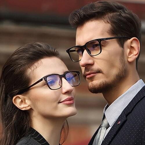 Feishini Anti Blue Light Glasses Blocking Filter Reduces Business Frames Eyewear Computer Glasses Women Improve Comfort
