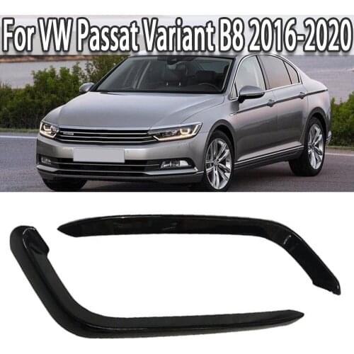 K-Car Front Fog Light Strip Trim Cover Foglight Eyebrow Frames For Volkswagen VW Passat Variant B8 2016-2020
