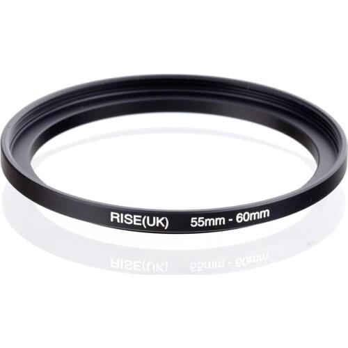 RISE(UK) 55mm-60mm 55-60 mm 55 to 60 Step up Filter Ring Adapter