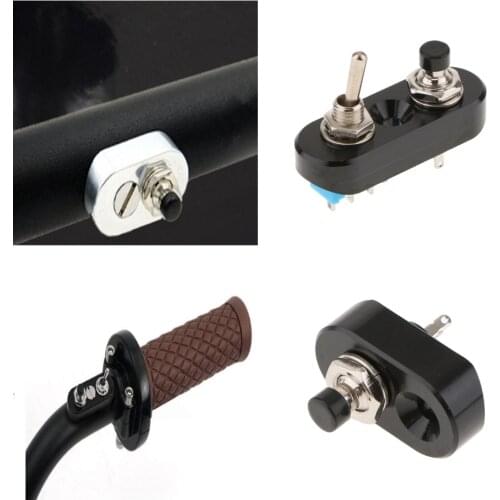 2pcs 12V Motorcycle Handlebar Horn Turn Signal Light Control Switch Assembly