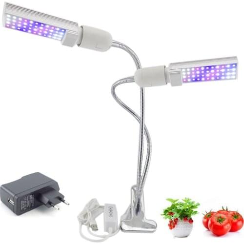 44 LED Grow Light indoor plants Full Spectrum 5V USB Timer room Phyto Lamp Bulbs red blue lighting for cultivo growbox Fitolampy