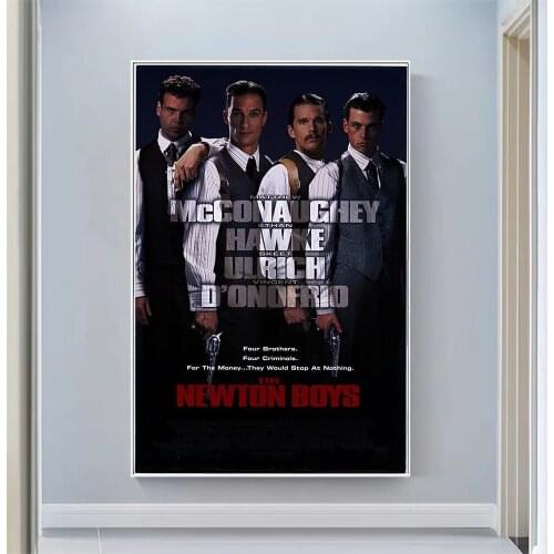 V2018 The Newton Boys (2) Vintage Classic Movie Wall Silk Cloth HD Poster Art Home Decoration Gift