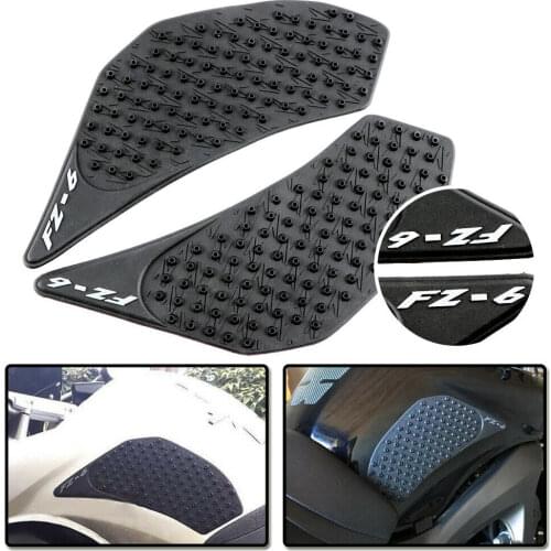 Protector Anti Slip Tank Pad Sticker Gas Knee Grip Traction Side Decal for Yamaha FZ6 FZ 6 2006-2010