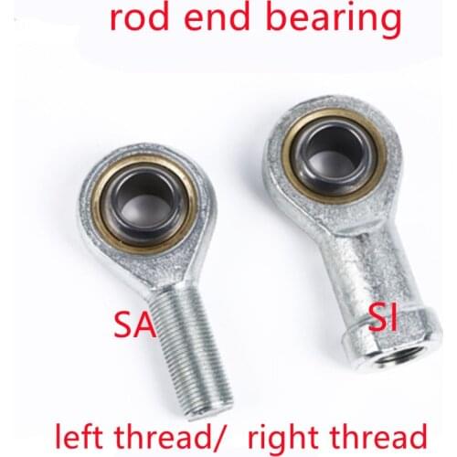1PC SA SI3 4 5 6 8 10 12 TK Metric Male female Left Right Hand Thread Rod End Joint Bearing Bearing rod end joint bearing