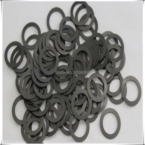 2mm(ID)x4mm(OD)x0.5mm(Thickness) High Precision Customized Black Color Polyslider Graphite Nylon Flat Washer 1000pcs/lot