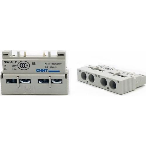 2pcs/lot CHINT Auxiliary Contact NS2-AE11 for NS2 series Motor Starter