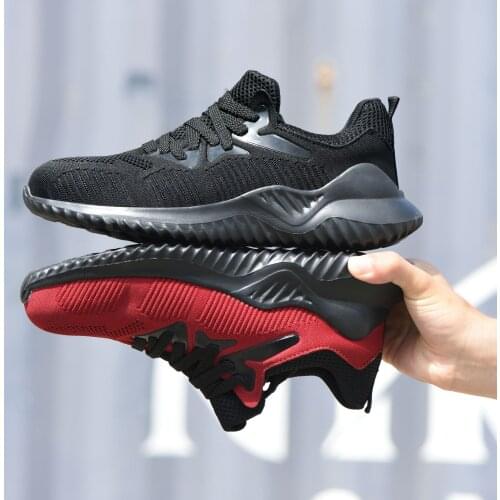 2020 New Breathable Mesh Safety Shoes Men Light Sneaker Indestructible Steel Toe Soft Anti-piercing Work Boots Plus size 36-48