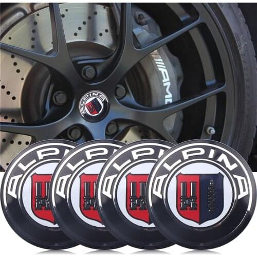 4pcs 56.5mm car Wheel Center Hub Caps Car Emblem Sticker For Alpina Logo For BMW X1 X3 X4 X5 Z3 E36 E39 E46 F10 F20 Car Styling
