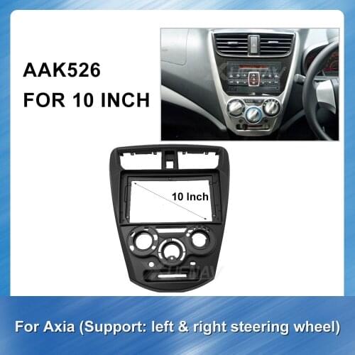 9 inch car radio Fascia Panel Trim Frame Installation Kit For PERODUA AXIA 2015 (left&right) OEM Style Car Accessories