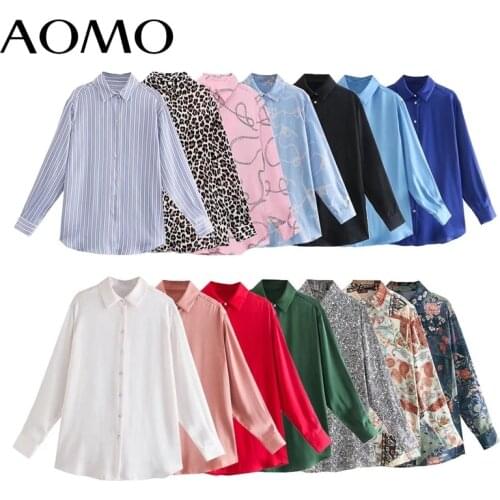 AOMO Blouses With Sleeves