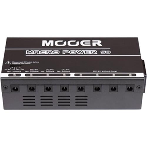 Mooer Macro Power MPS8 Power Supply S-8 Ports Isolated Guitar Effect Pedal Power Supply for Guitar Effect Pedal Guitar Accessory
