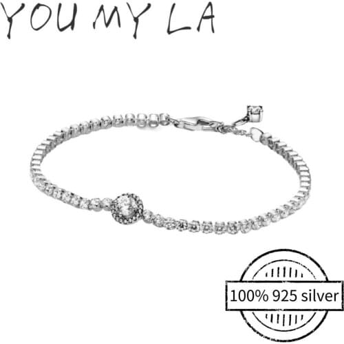 100% 925 Sterling Silver Moments Family Tree Infinity Clasp Snake Chain Bracelet Fit Pando Bead Charm Trendy For Women DIY Jewel