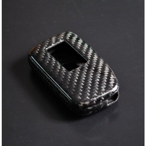 Real Carbon Fiber Key Cover Case Skin Shell For Lexus ES200 250 300h NX200 300 RX GS ES NS NX Styling Accessories