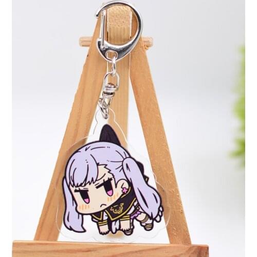 Black Clover Keychain Acrylic Cartoon Keyring Accessories WL0728