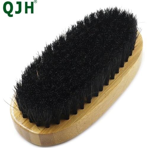 DIY Leather Tools Wooden Brush Wild Bristles Brush Soft Brush Decontamination And Cleaning Of Leather Goods Brush Tool