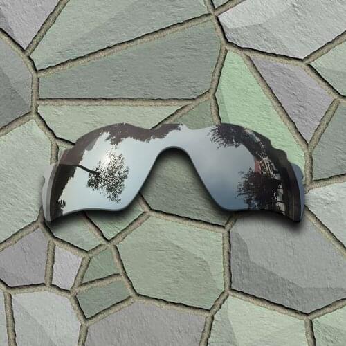 Chrome Titanium Sunglasses Polarized Replacement Lenses for Oakley Radar Path Vented