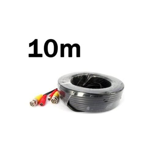 10M/33FT Power Video Audio CCTV Home Surveillance Camera Cable BNC RCA